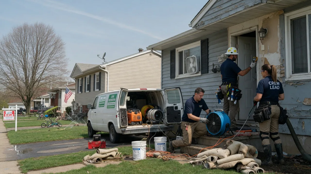 Flood Cleanup in Quantico, MD near me